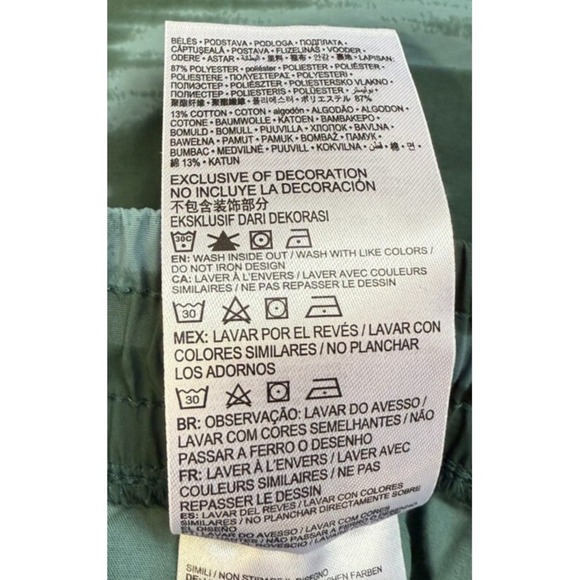 Jordan Nike Boys Flight MVP‎ Printed Woven Shorts NWT - Size L - Oxidized Green - Picture 7 of 9